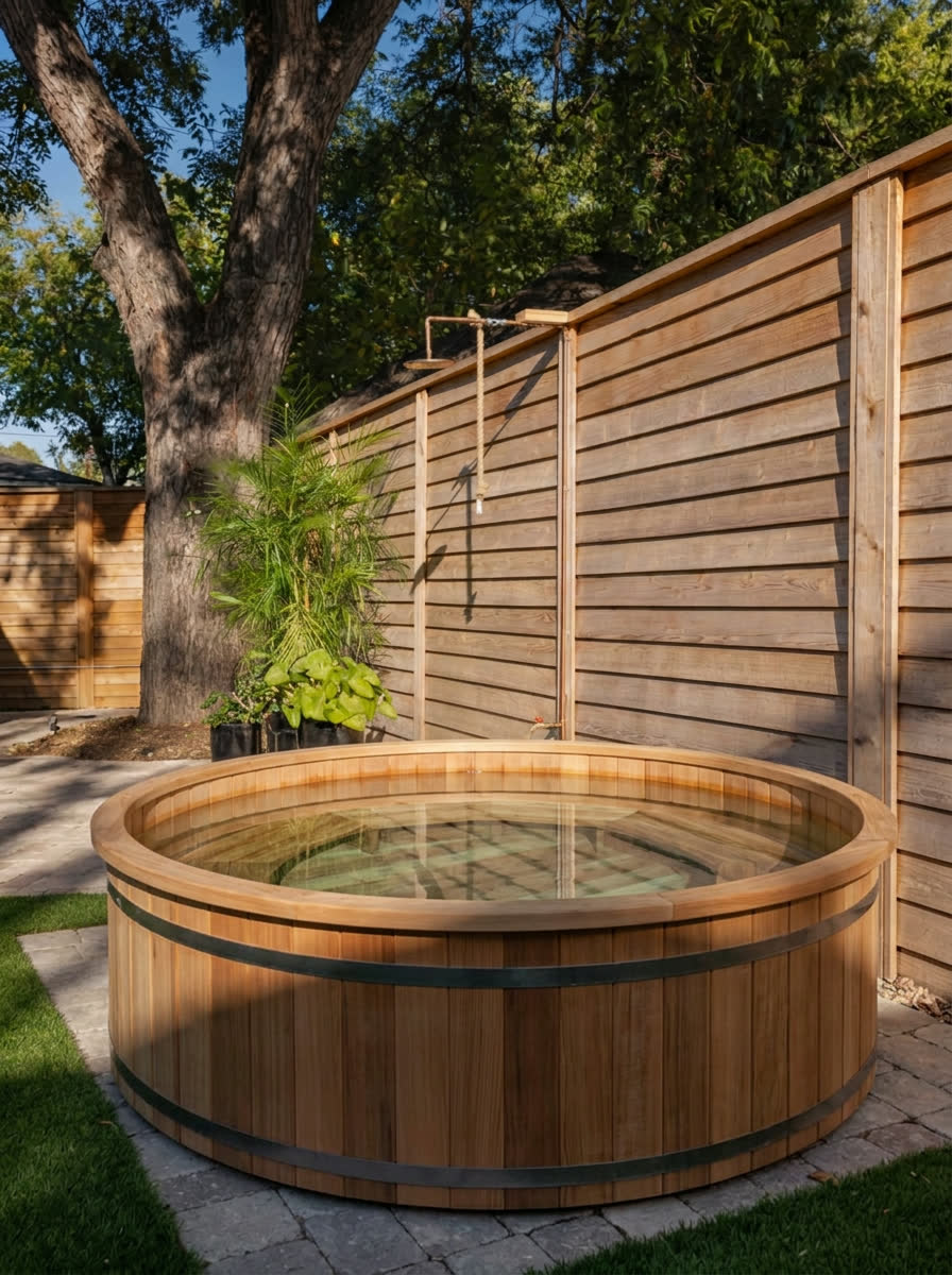 The 6-person cold plunge